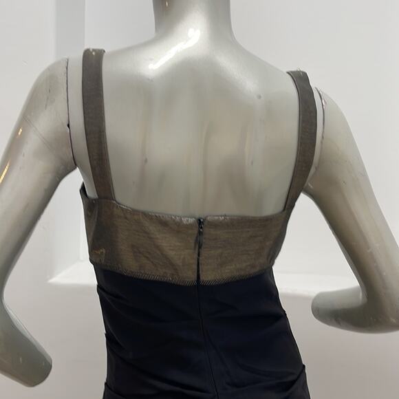 Nicole Miller Collection Sheath Tuck Dress Cocktail Party Size 6 - Picture 7 of 13